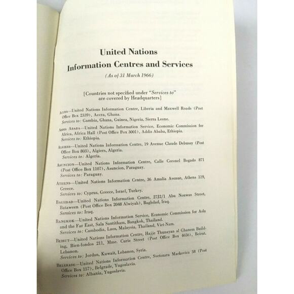 Vintage June 1966 Basic Facts About the United Nations - Picture 11 of 11
